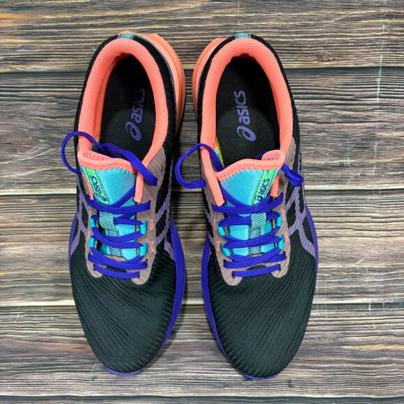 Asics Versablast Women's Black Purple Athletic Running‎ Shoes - Picture 7 of 8